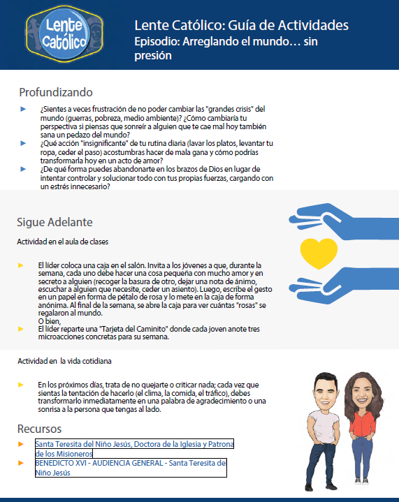 ARREGLANDO EL MUNDO - IMAGE FOR STUDY GUIDE