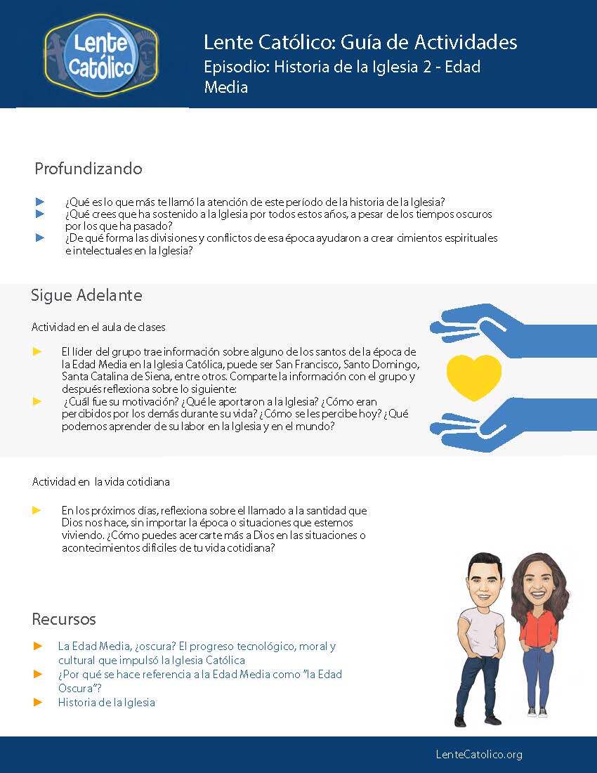 LC_HISTORIA DE LA IGLESIA EDAD MEDIA - Guia de Estudio